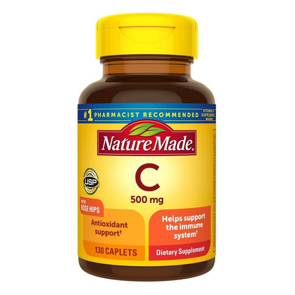Nature Made Vitamin C 500 Mg Supplement Tablets, 130 Ea